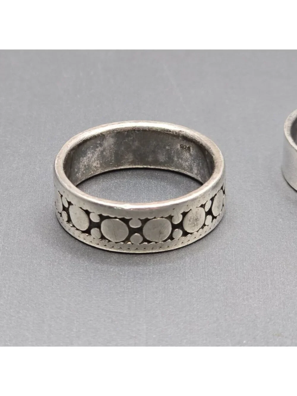 Sterling Silver Ring Lot Stackable Bands Assorted Sizes 5.75 to 8 15.24g